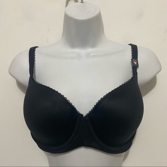 NWT Victoria Secret Body any Victoria Black Smooth Lined a Demi Bra Size 34DD - Picture 2 of 12